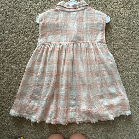 Free People Hey There Sunrise Button Front Gingham Top - Picture 9 of 14